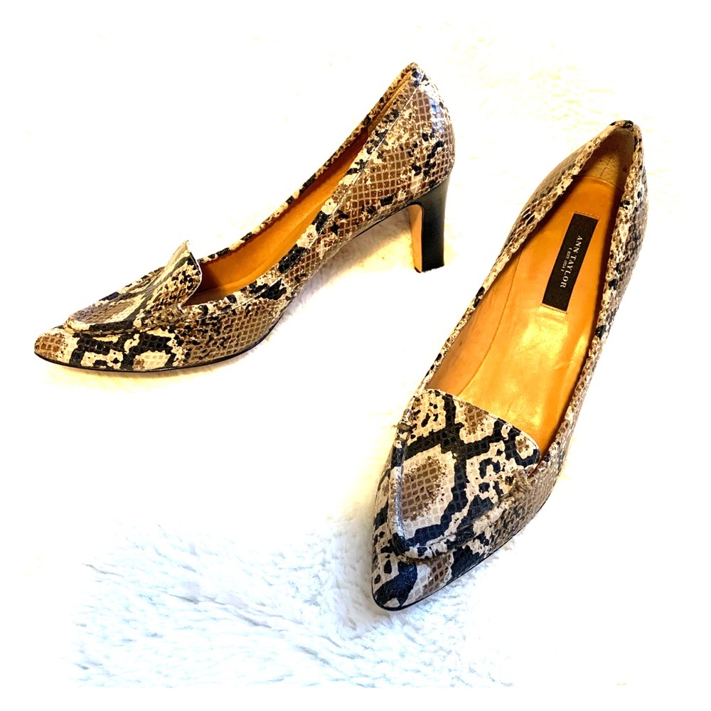 Ann Taylor Leather Heel